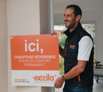 eezila, climatisation réversible, chauffage réversible, pose, installation